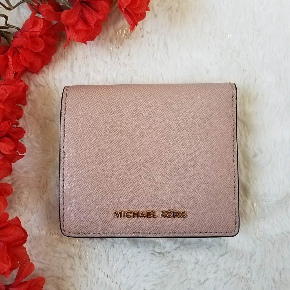 Michael Kors Saffiano Leather Small Wallet